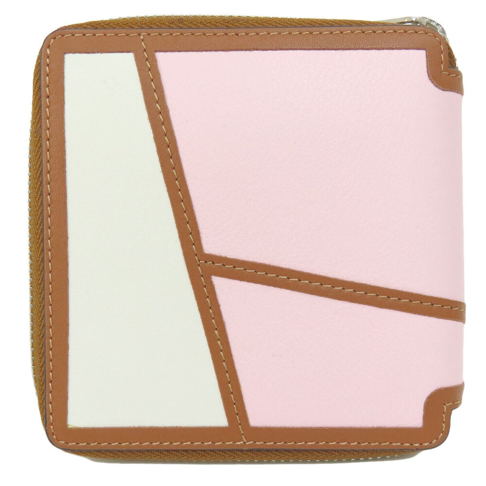 Loewe fold Wallet Bi Leather Puzzle Black
